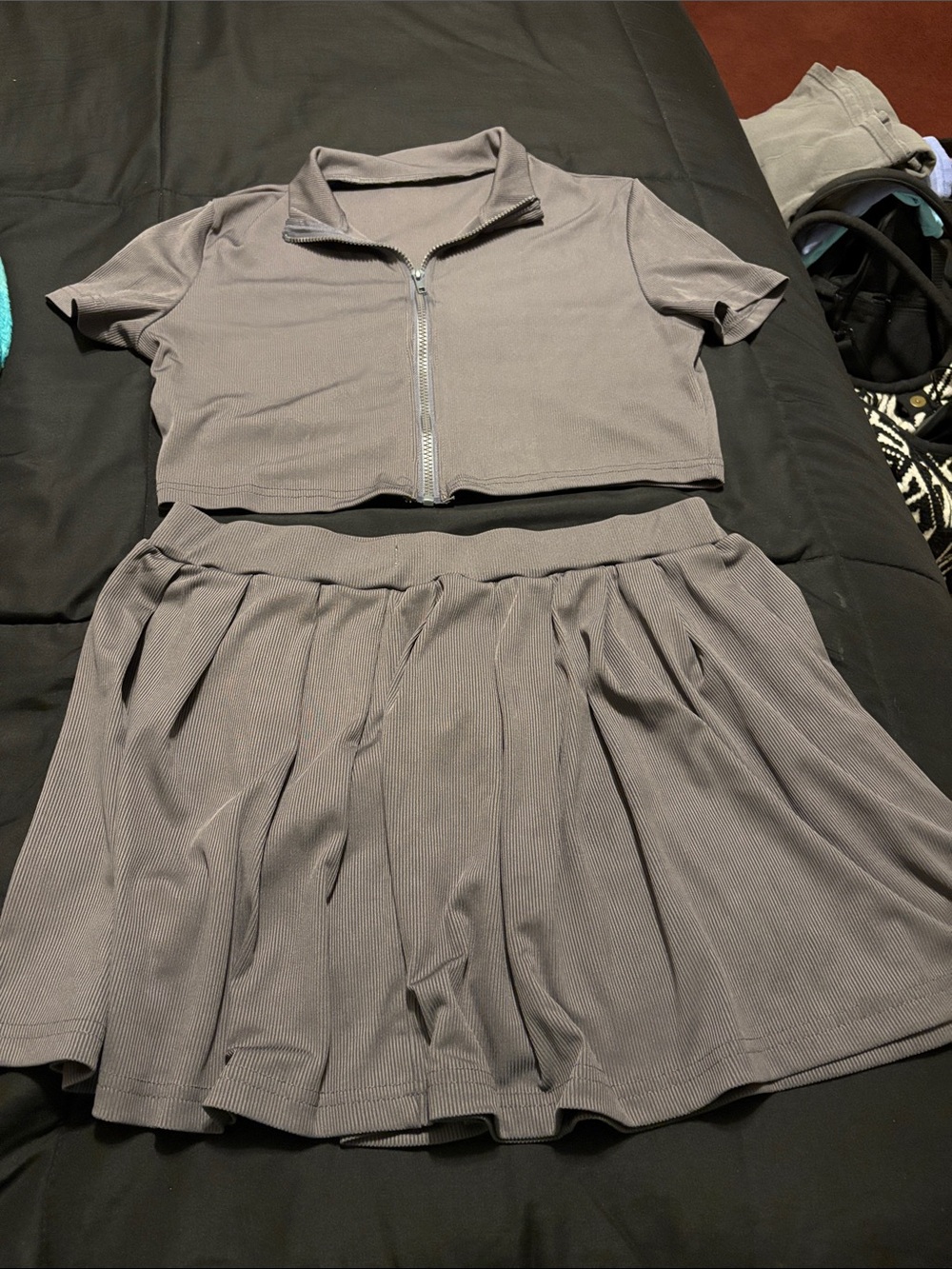 Two piece skirt set